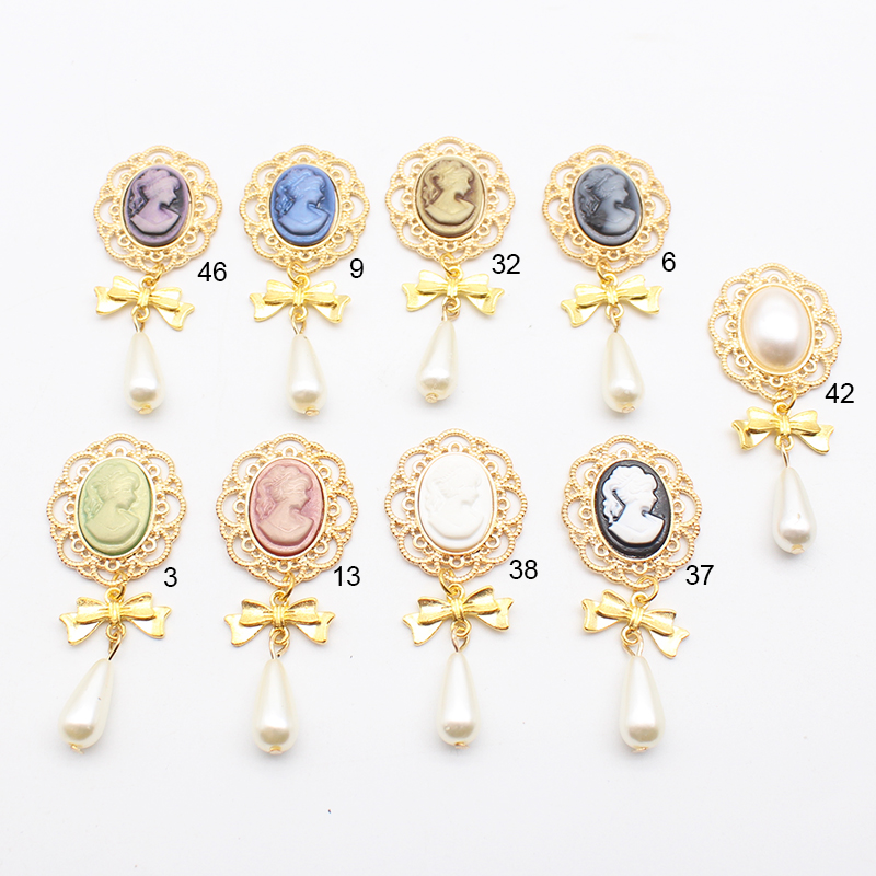 Embroidery Simple - Fashion New 10Pcs/Batch 25*58mm Artificial Pearl