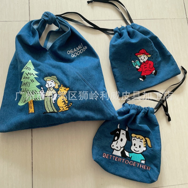 Hot OSAMU GOODS Series Fashion - Embroidery Bag ulasan dan harga