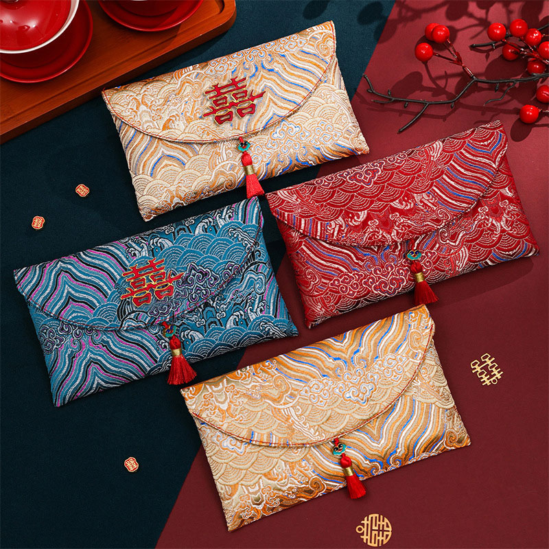 2 Pcs Brocade Embroidery Fabri - Embroidery Bag ulasan dan harga