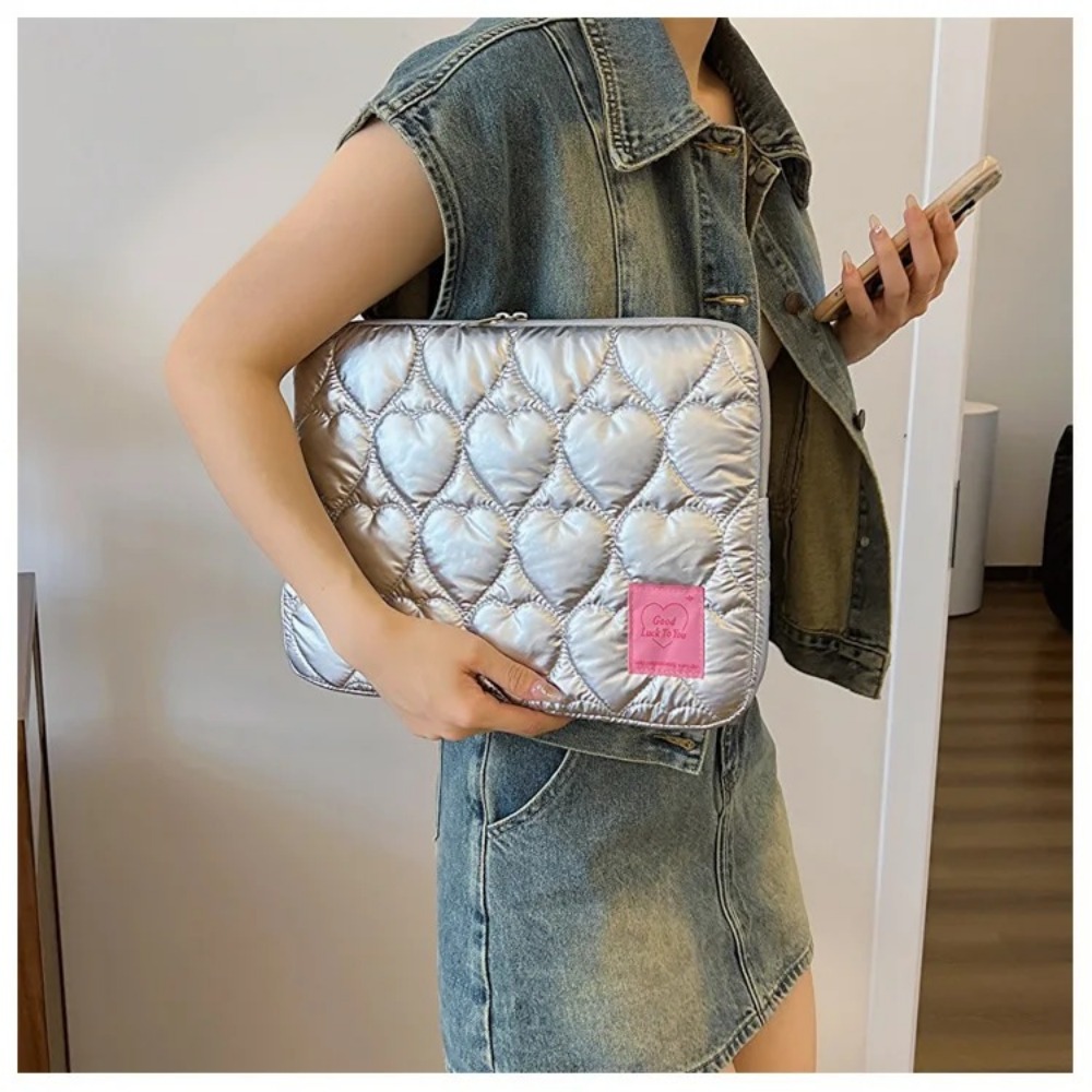 11/15inch Puffy Laptop Bag Emb - Embroidery Journal Book ulasan dan harga