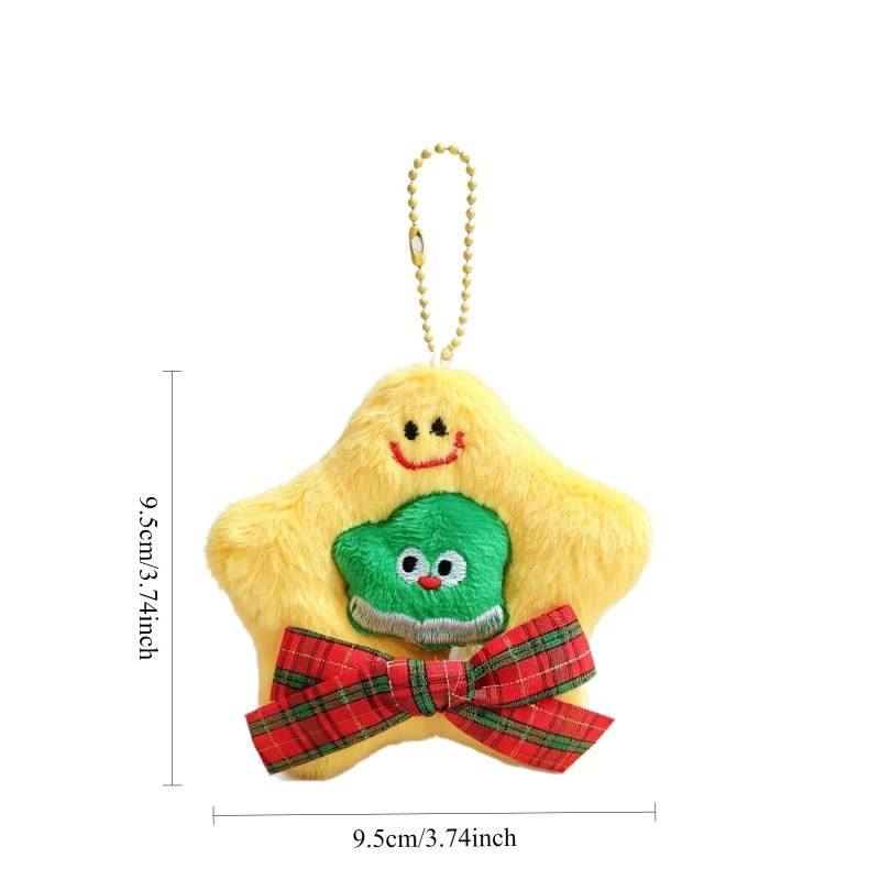 3 Pack Plush Embroidery Christ - Embroidery Xmas Tree ulasan dan harga