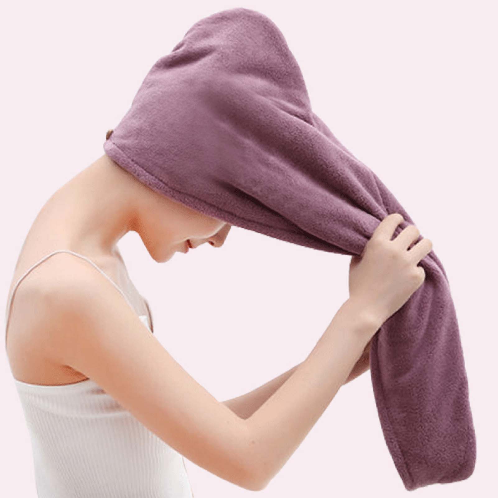 Coral Fleece Womens Hair Towel - Embroidery Hat Machine ulasan dan harga