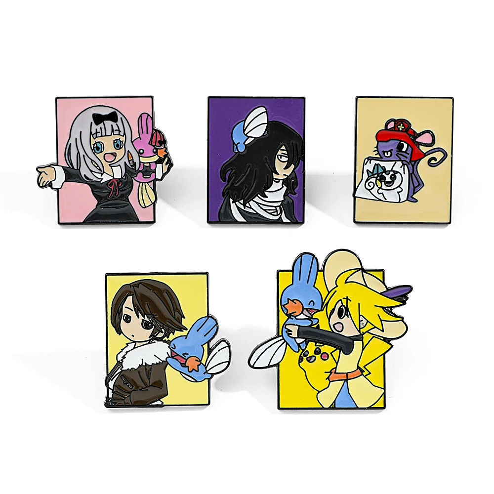 5 Pcs Pokémon Anime Characters - Embroidery Textile ulasan dan harga