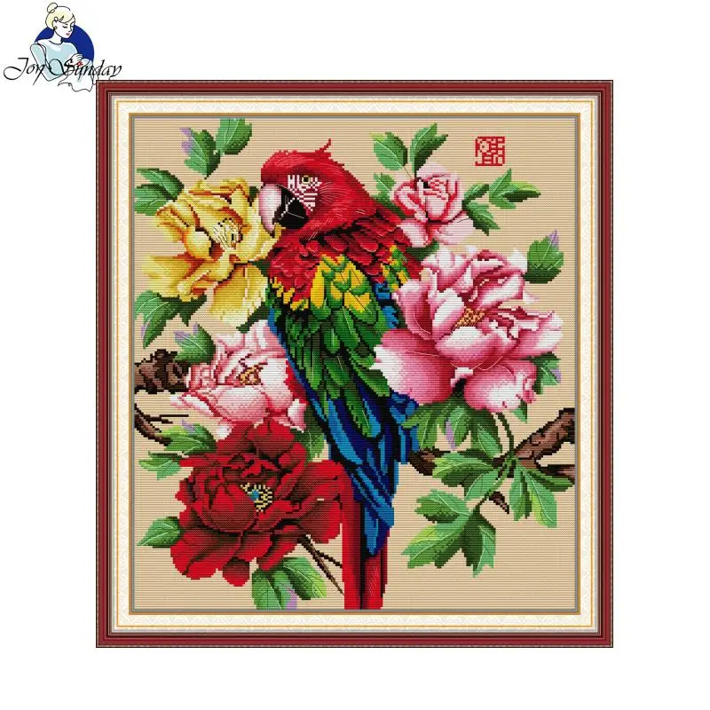 Joy Sunday Beautiful Parrot Pa - Embroidery Meaning ulasan dan harga