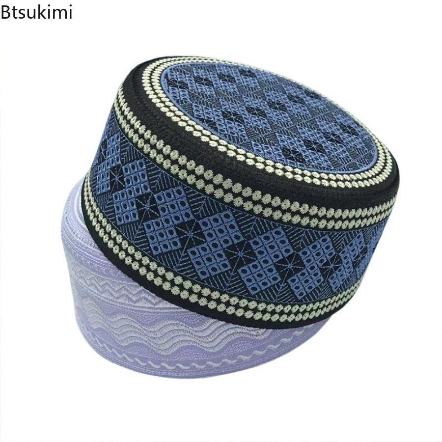 Vintage Embroidered Hijab Men' - Embroidery Hat Machine ulasan dan harga