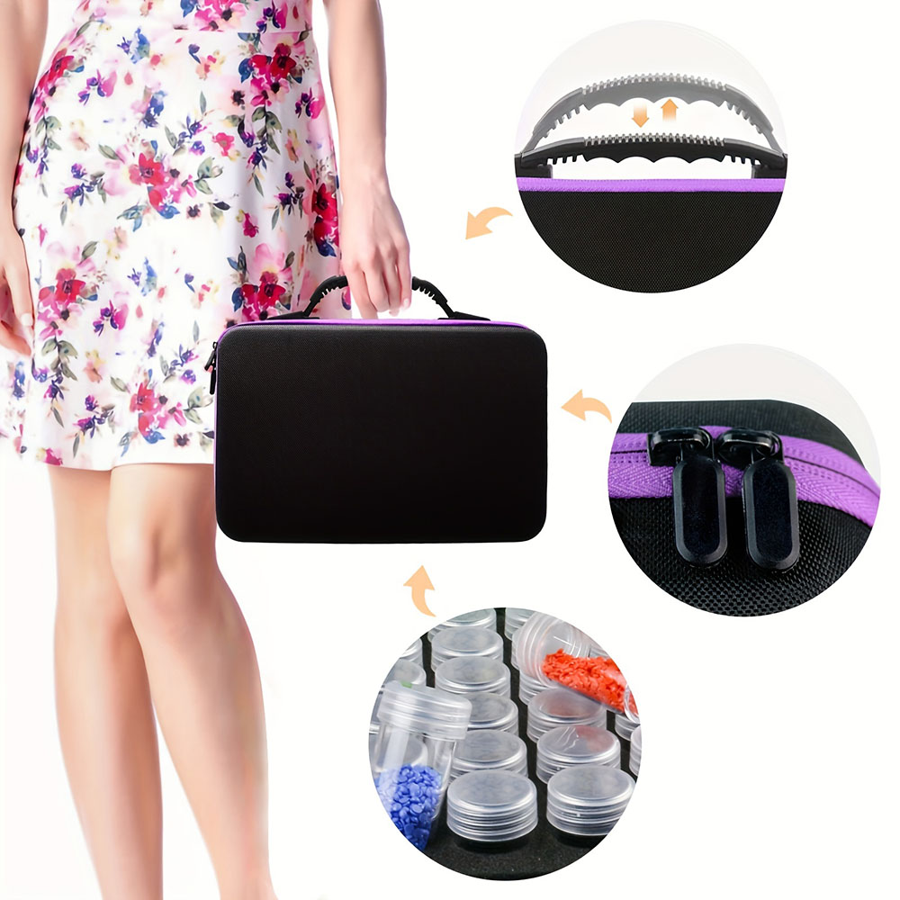 Portable Diamond Painting Stor - Embroidery Bag ulasan dan harga