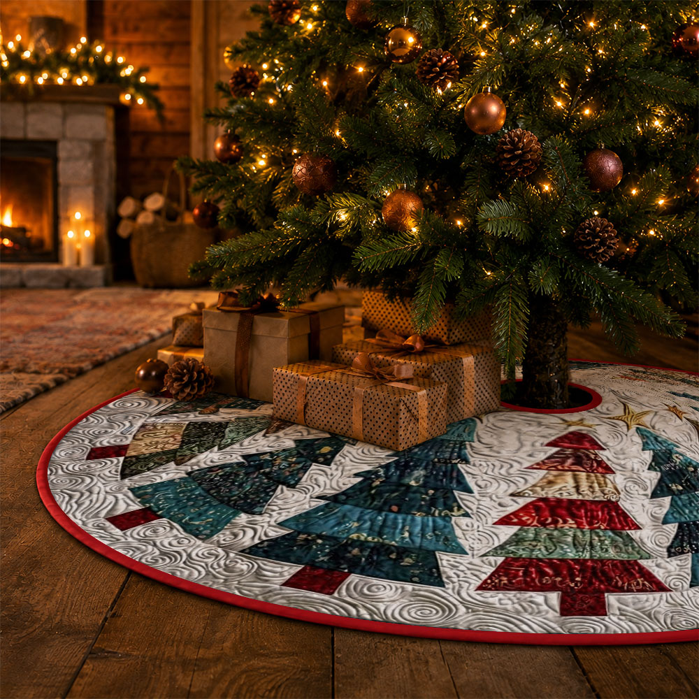 1pc Patchwork Tree Star Patter - Embroidery Xmas Tree ulasan dan harga