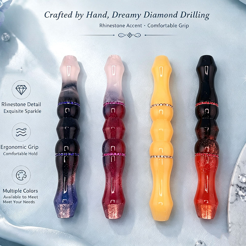 New DIY Handmade Resin Diamond - Embroidery Needle Pen ulasan dan harga