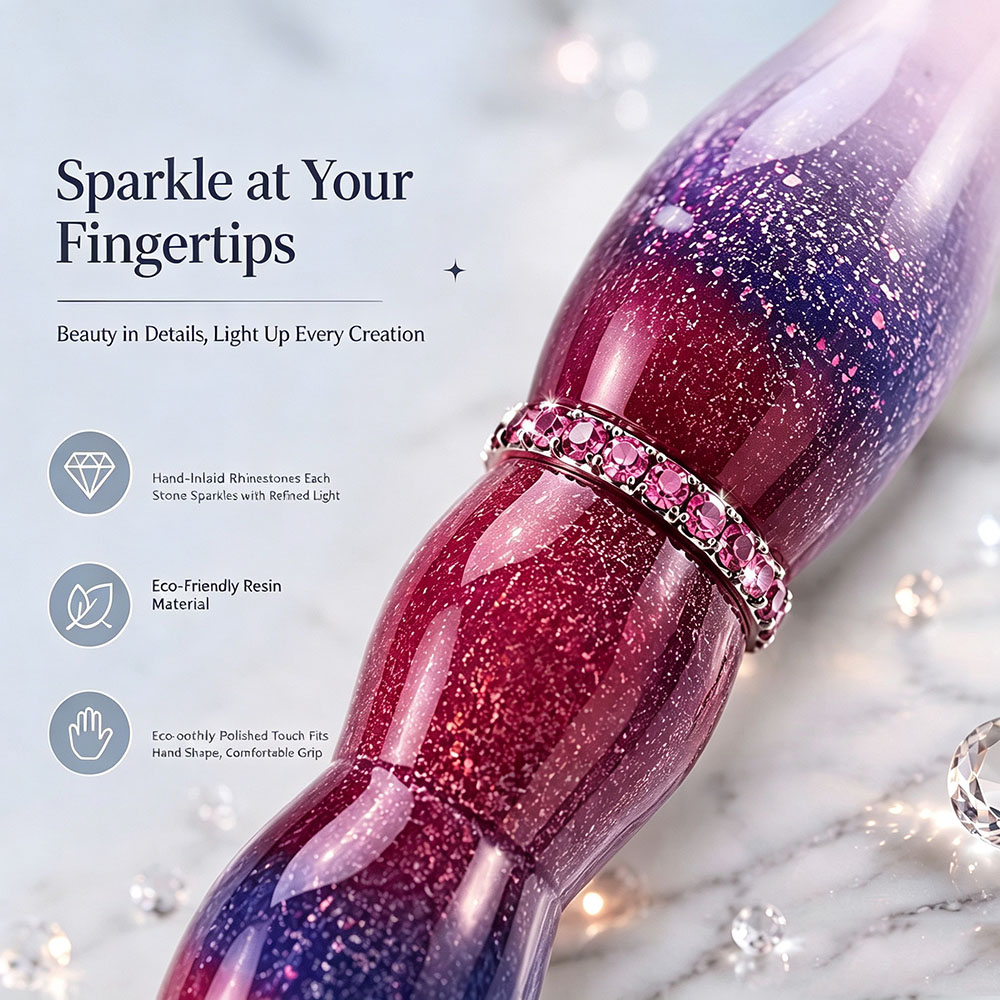 New DIY Handmade Resin Diamond - Embroidery Needle Pen ulasan dan harga