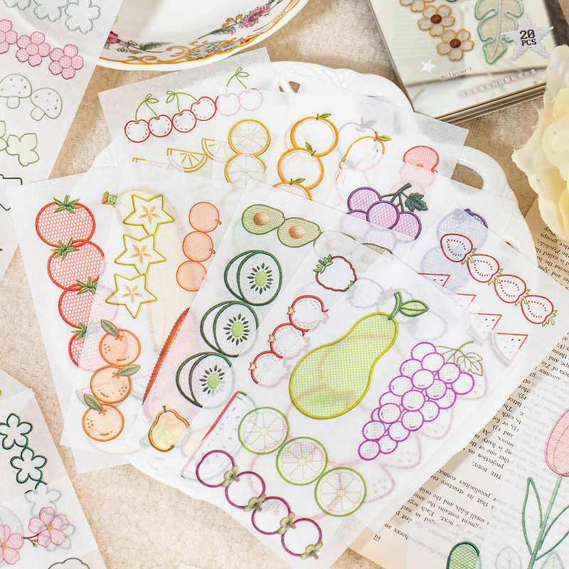 20Pcs Yuxian Embroidery Color  - Embroidery Journal Book ulasan dan harga