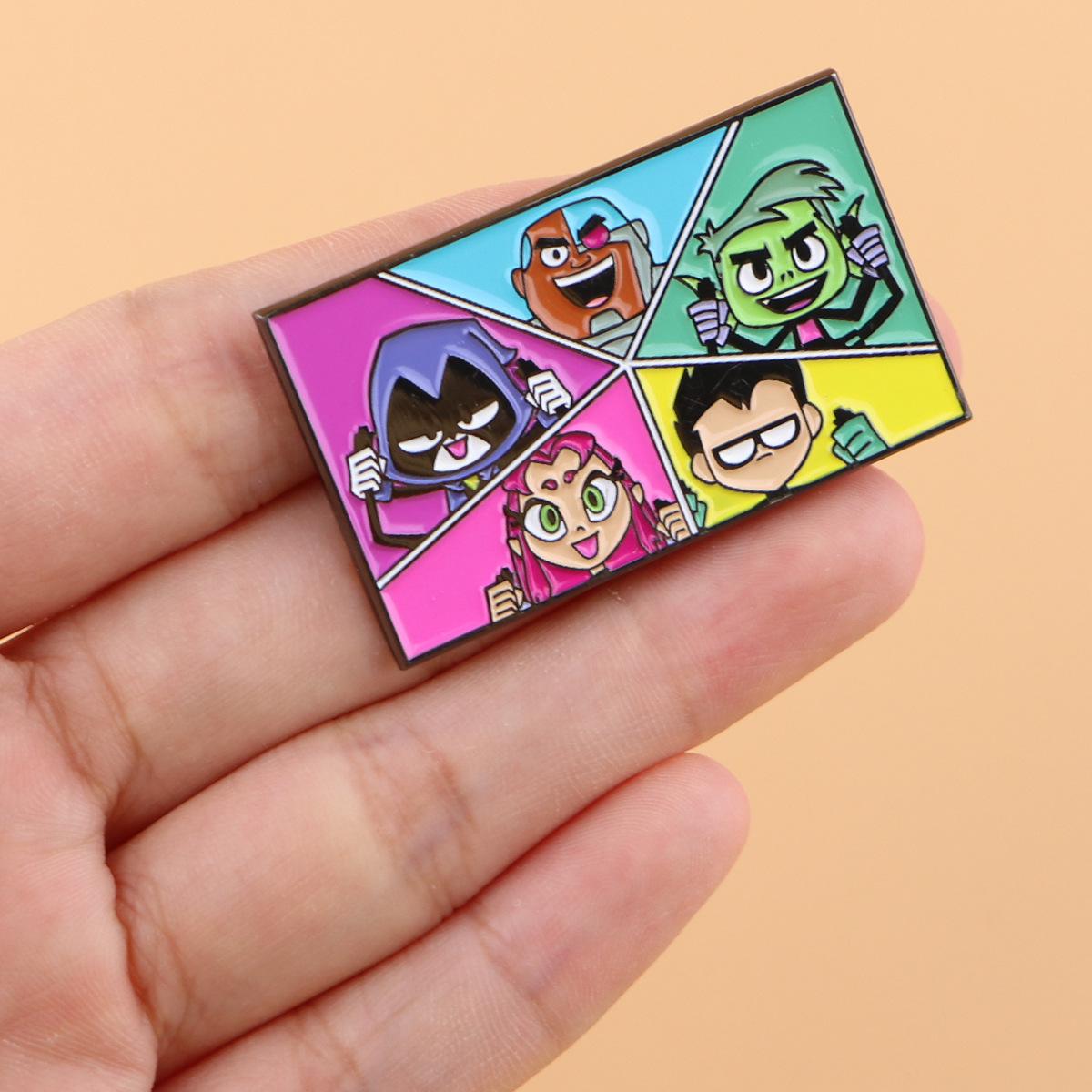 New Teen Heroes Team Enamel Pi - Embroidery Textile ulasan dan harga