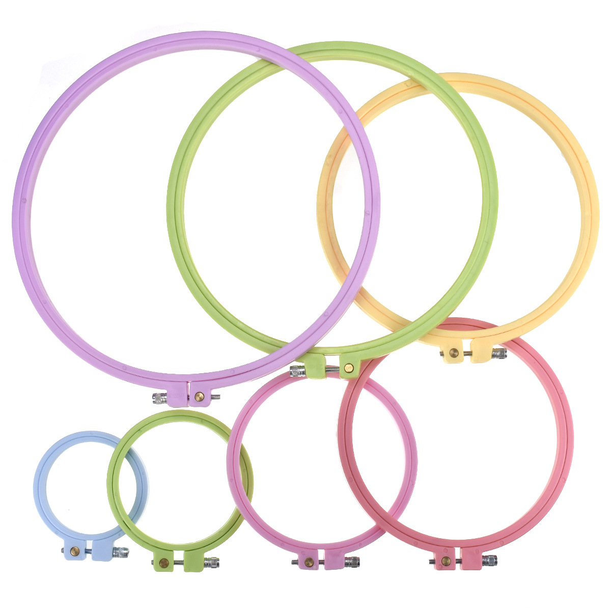 1/7pcs 7-25cm Plastic Embroide - Embroidery Artwork ulasan dan harga