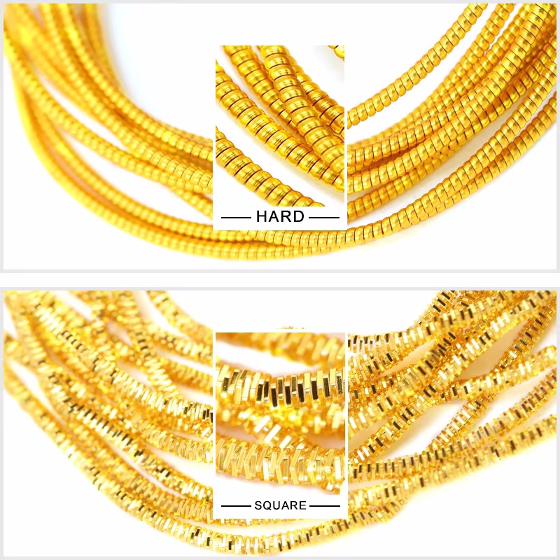 2.6M 1-1.5mm Bullion Wire Fren - Embroidery Thread Yarn ulasan dan harga
