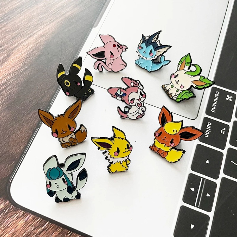 Hot 9 Pcs Anime Elf Brooch Set - Embroidery Textile ulasan dan harga