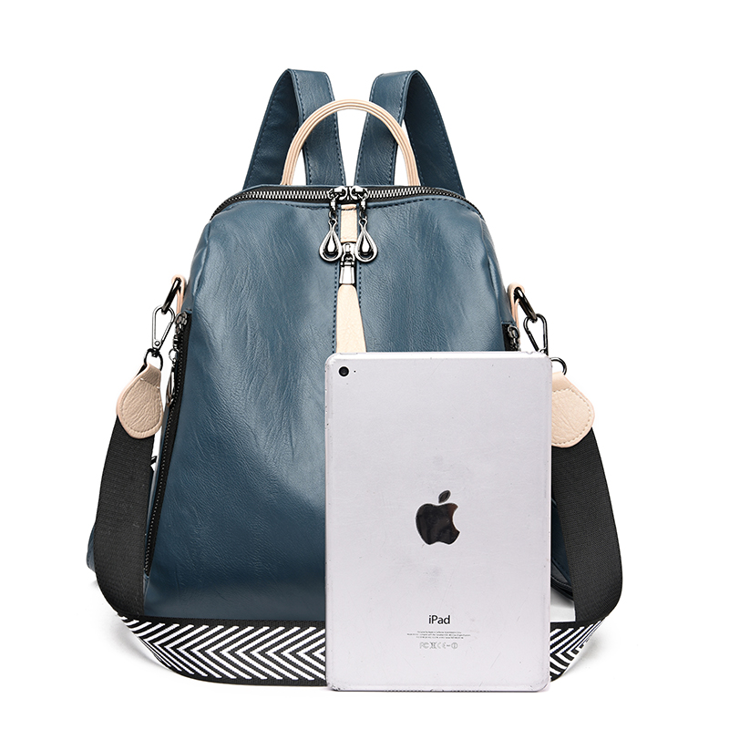 Fashion Backpack Women Soft Le - Embroidery Keychain ulasan dan harga