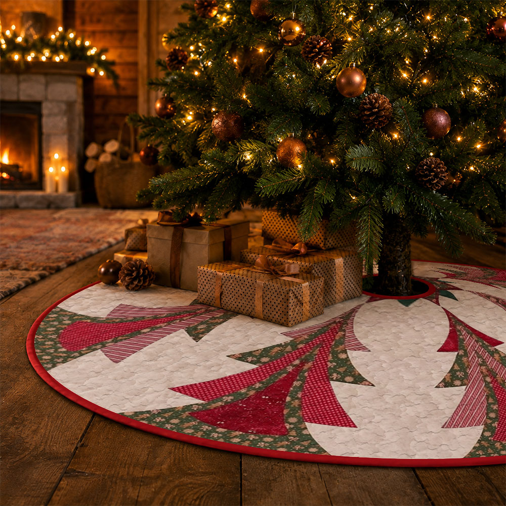 1pc Christmas Star Floral Patc - Embroidery Xmas Tree ulasan dan harga