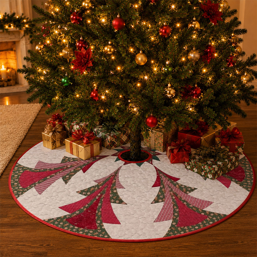 1pc Christmas Star Floral Patc - Embroidery Xmas Tree ulasan dan harga