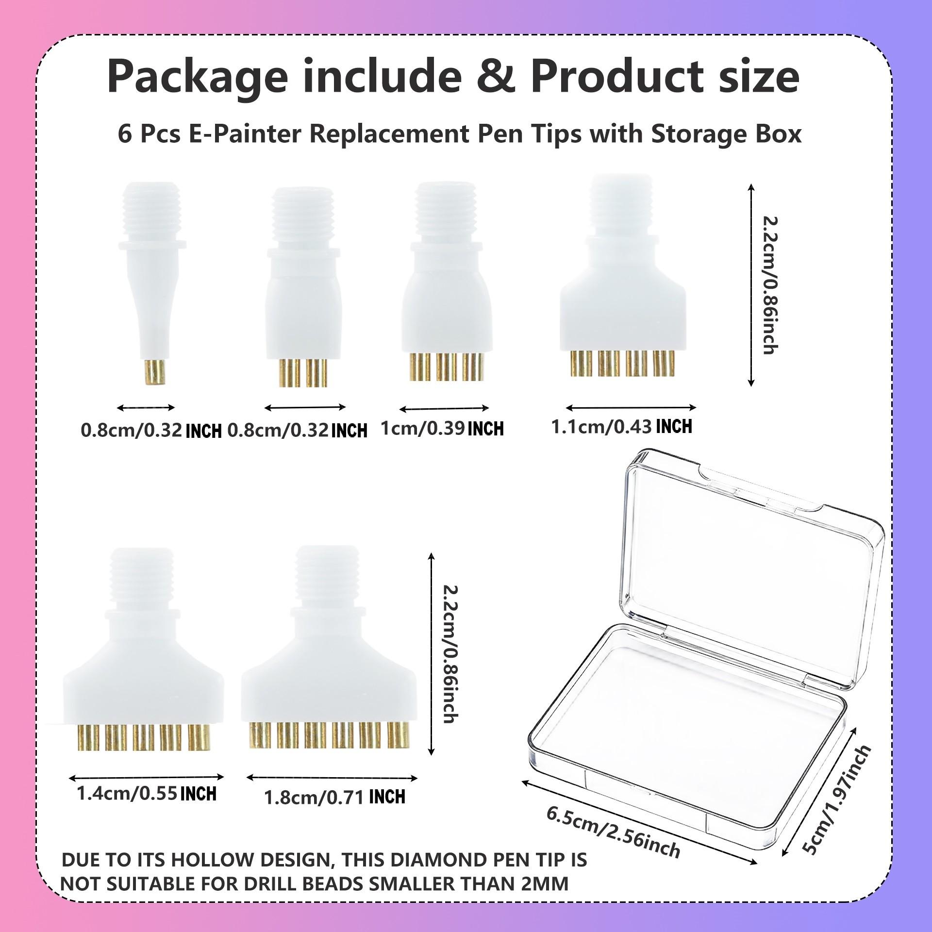 1/2/3/4/5/6 Diamond Painting V - Embroidery Needle Pen ulasan dan harga