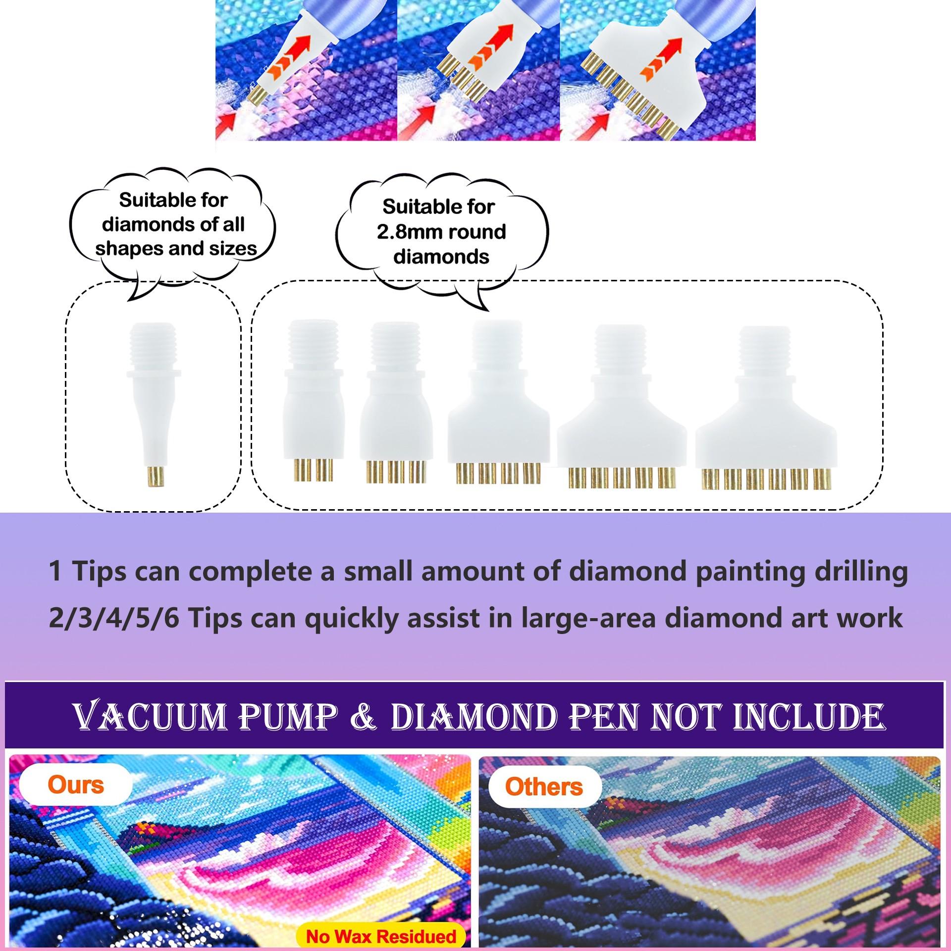 1/2/3/4/5/6 Diamond Painting V - Embroidery Needle Pen ulasan dan harga