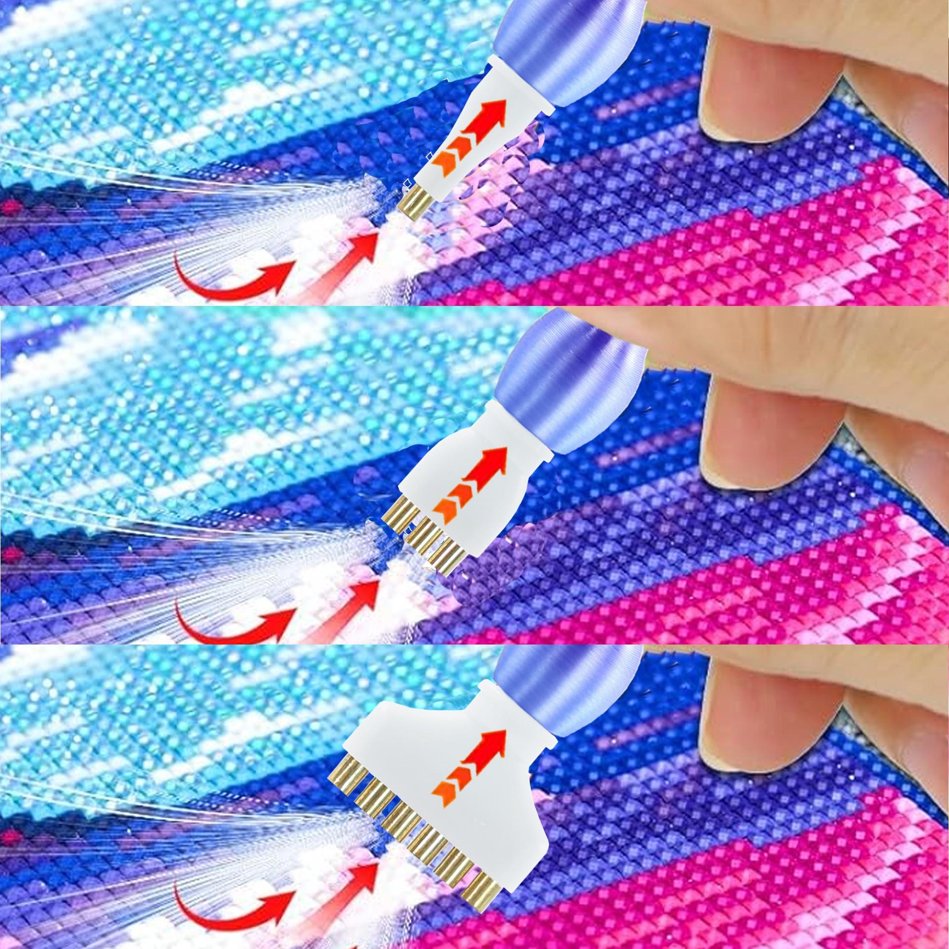 1/2/3/4/5/6 Diamond Painting V - Embroidery Needle Pen ulasan dan harga