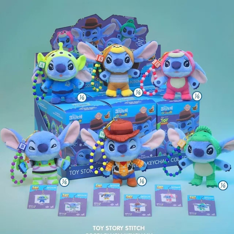 New Genuine Hot Toys Stitch Ma - Embroidery Keychain ulasan dan harga