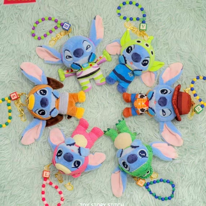 New Genuine Hot Toys Stitch Ma - Embroidery Keychain ulasan dan harga