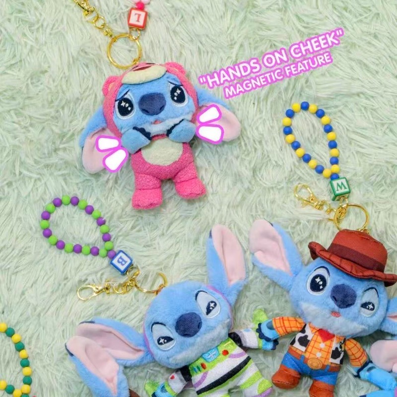 New Genuine Hot Toys Stitch Ma - Embroidery Keychain ulasan dan harga
