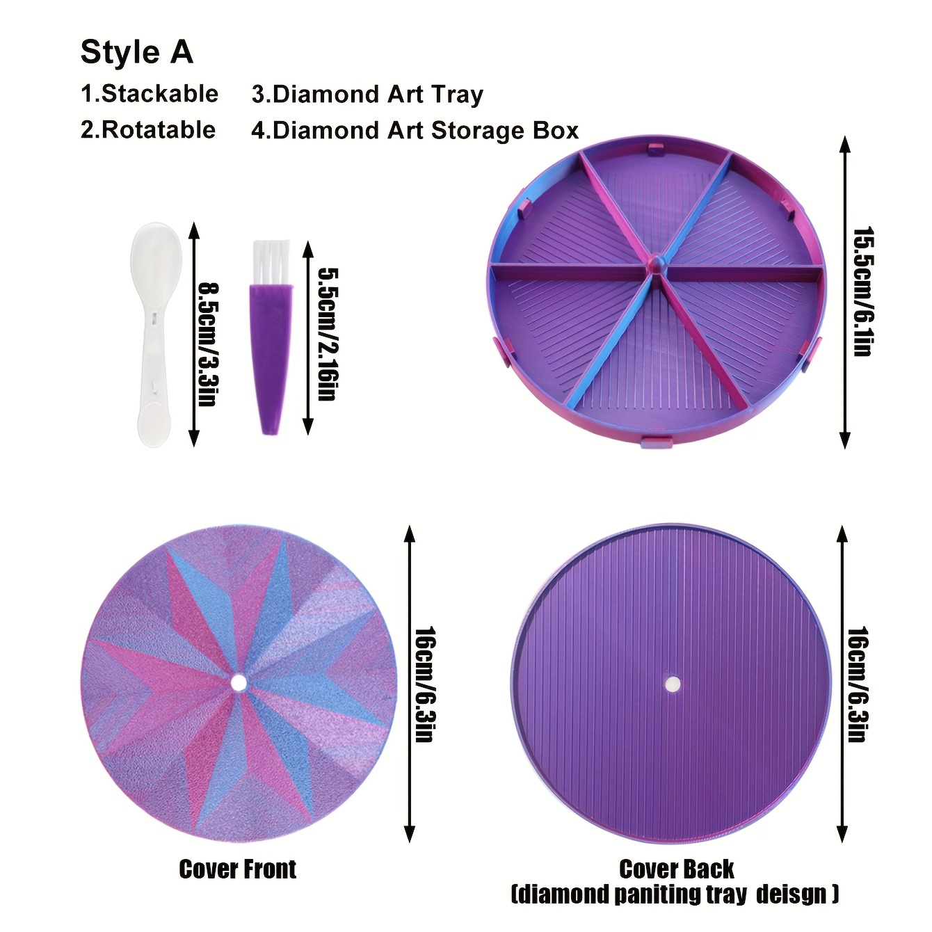 Diamond Painting Tray Storage  - Embroidery Kit Starter ulasan dan harga