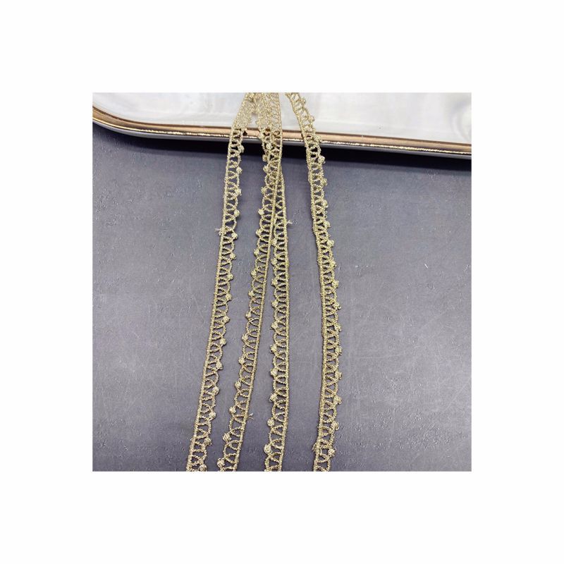 1.1cm Width Gold Thread Embroi - Embroidery Thread Yarn ulasan dan harga