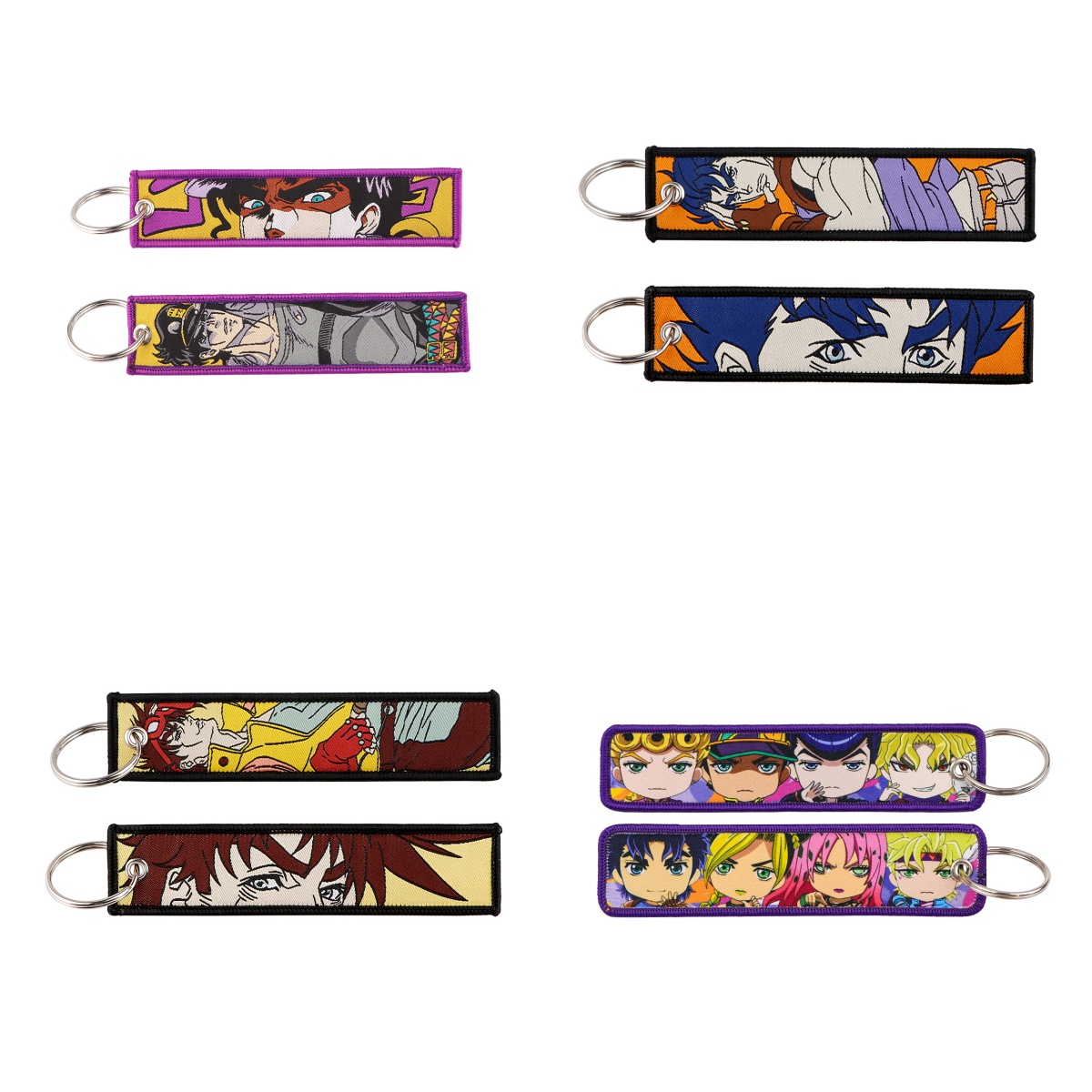 1pcs Trendy Male Anime Embroid - Embroidery Keychain ulasan dan harga