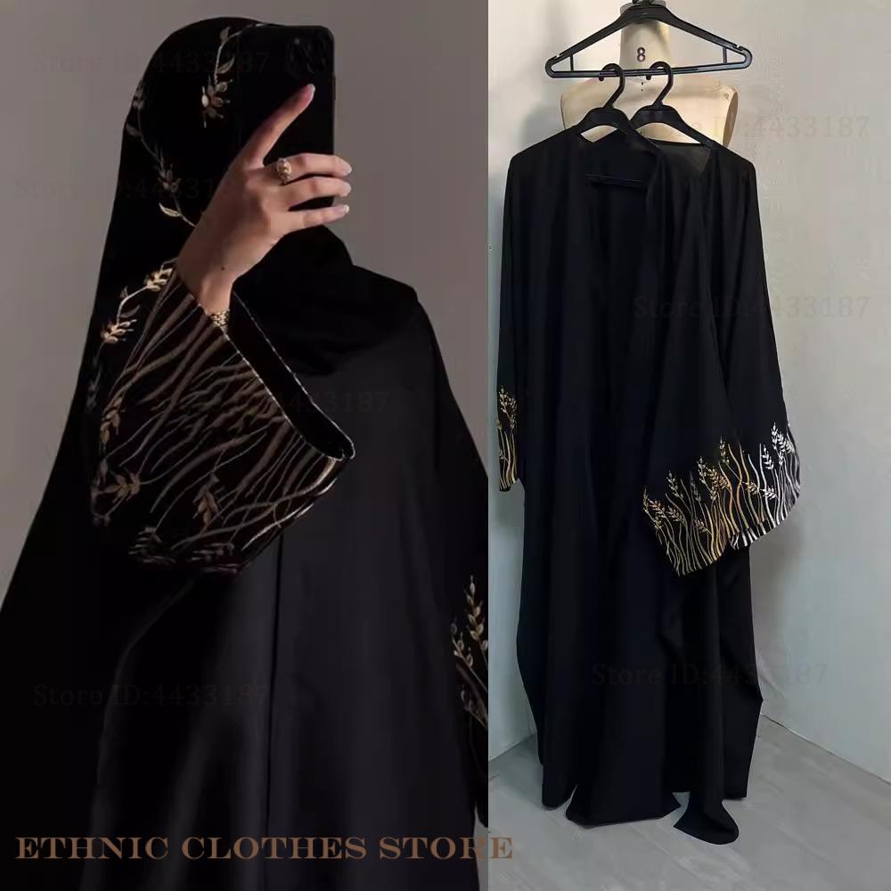 Muslim Women Dress Elegant Bla - Embroidery Kebaya ulasan dan harga