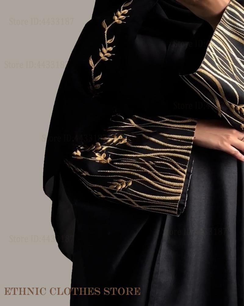 Muslim Women Dress Elegant Bla - Embroidery Kebaya ulasan dan harga