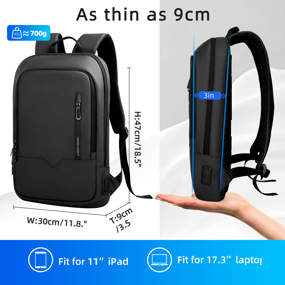 HK Slim Business Backpack for  - Embroidery Keychain ulasan dan harga
