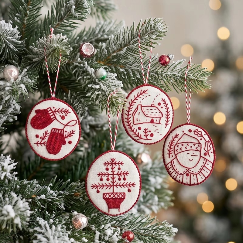 Christmas Embroidery Kit for B - Embroidery Xmas Tree ulasan dan harga
