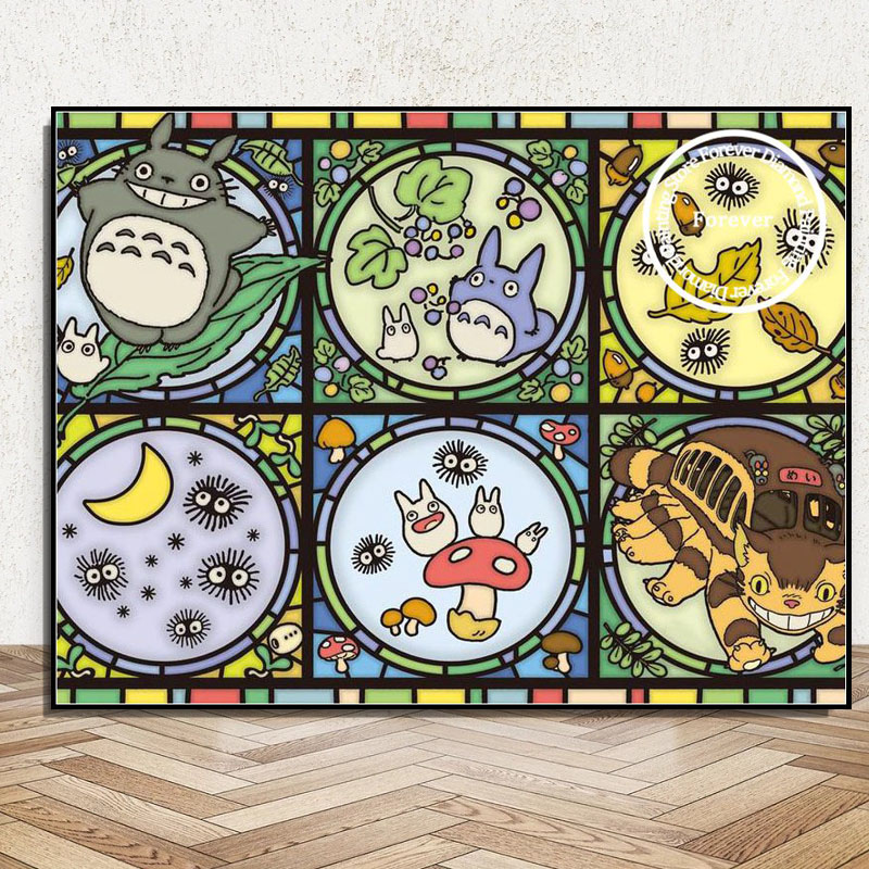 Japanese Cat Anime Art Pattern - Embroidery Cross Stitch Patterns ulasan dan harga