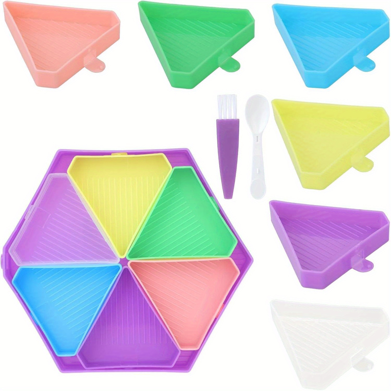 9PCS New Diamond Painting Tray - Embroidery Kit Starter ulasan dan harga