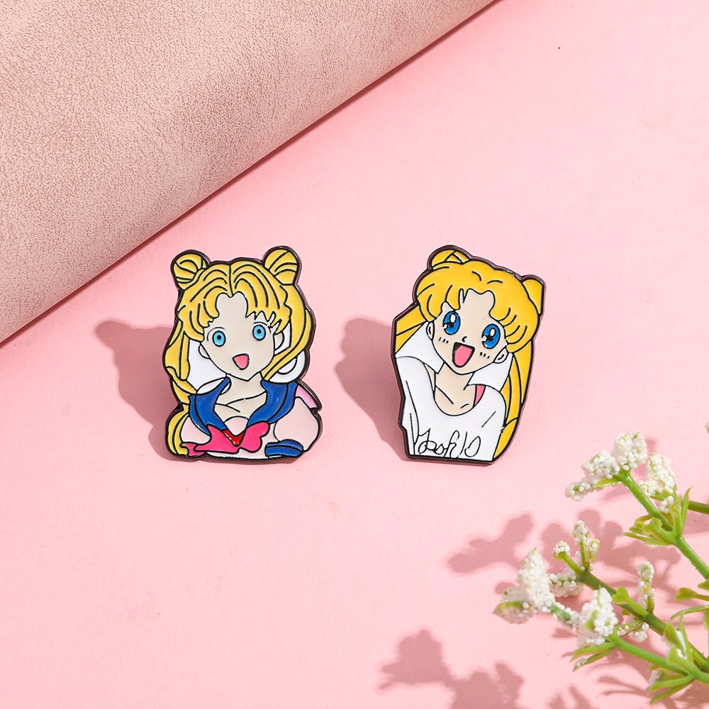 2 Pcs Funny Cartoon Brooch Cut - Embroidery Textile ulasan dan harga