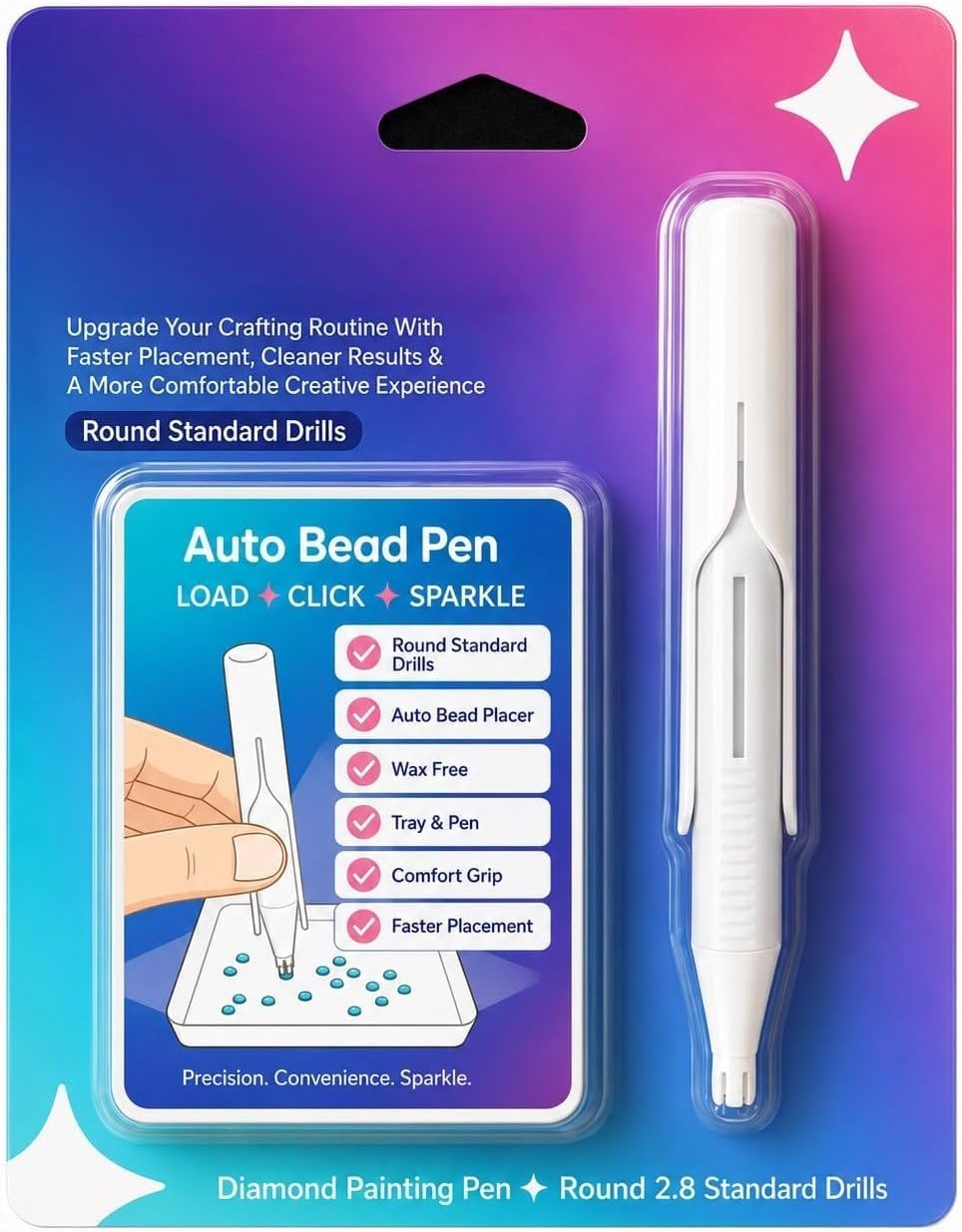 Automatic Diamond Painting Art - Embroidery Needle Pen ulasan dan harga