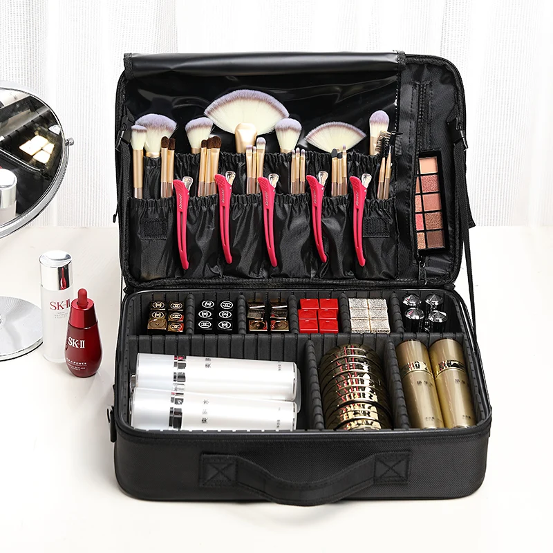 Professional Portable Cosmetic - Embroidery Bag ulasan dan harga