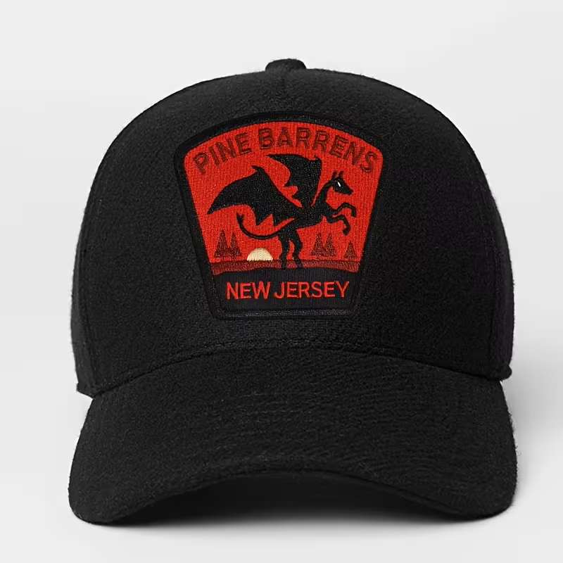 1PC New Jersey Pine Forest Wil - Embroidery Hat Machine ulasan dan harga
