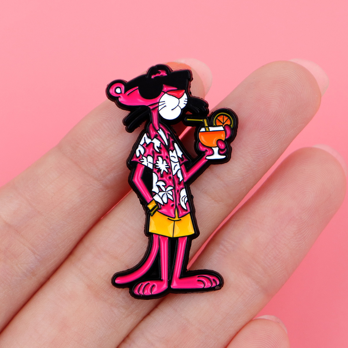 Cute Leopard Cartoon Brooch Pi - Embroidery Textile ulasan dan harga