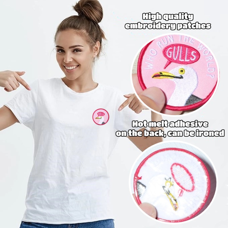 1PC Who Run The World Gulls Em - Embroidery Hat Machine ulasan dan harga