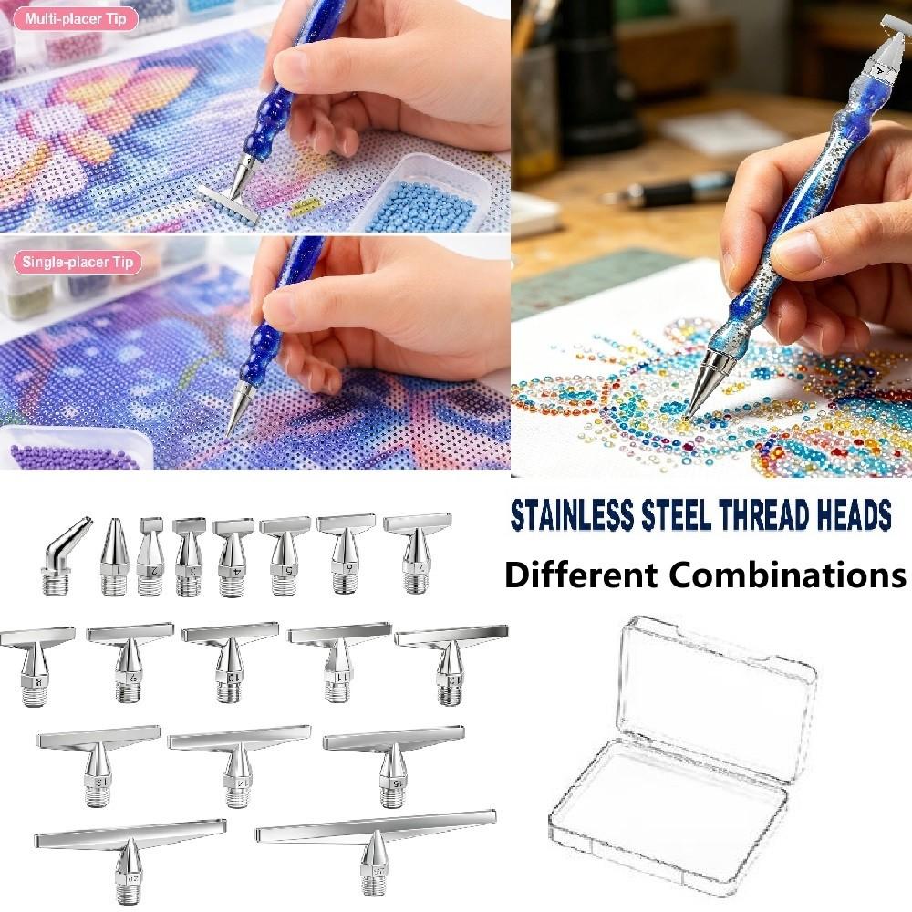 DIY High-Quality Stainless Ste - Embroidery Needle Pen ulasan dan harga